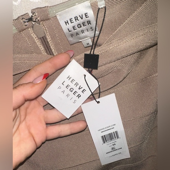 Hervé Léger Strapless Sweetheart Icon Dress - XS - Picture 2 of 9